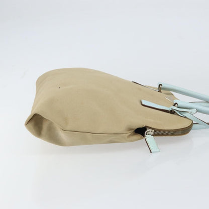 Prada Vintage Handbag Canvas, BEIGE, CANVAS, Handbag