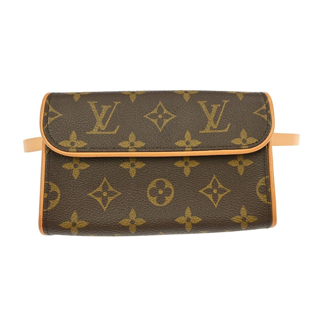 Louis Vuitton Florentine Waist Bag Monogram Canvas, BROWN, CANVAS, Clutche & pouche