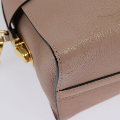 Miu Miu Madras Fiocco Bow Tote Leather, PINK, LEATHER, Tote bag