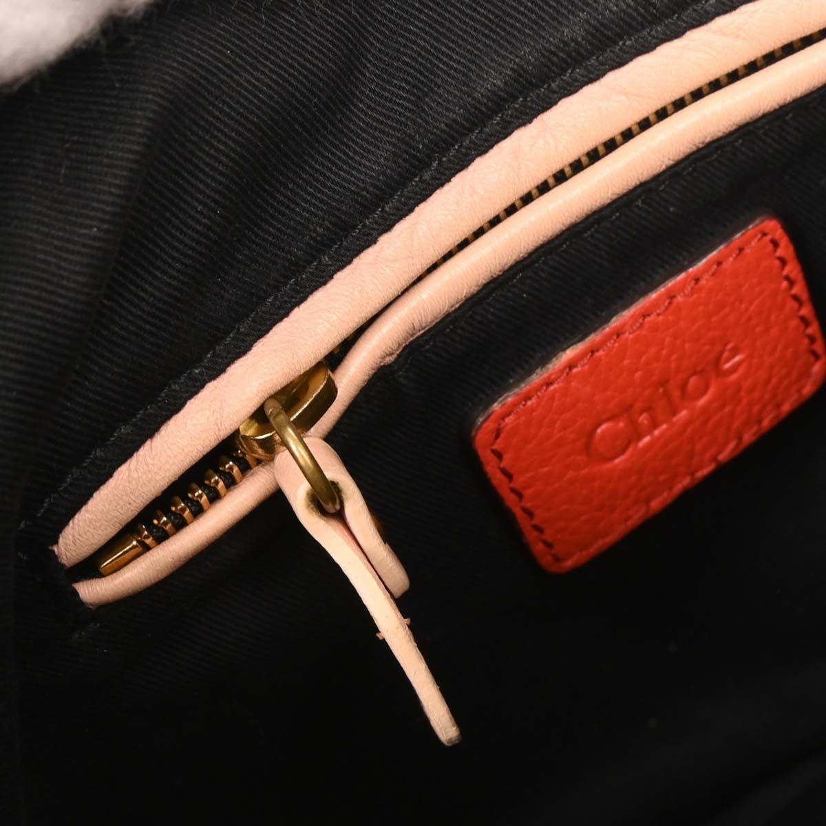 Chloe Paraty Handbag Quilted Leather, RED, LEATHER, Handbag