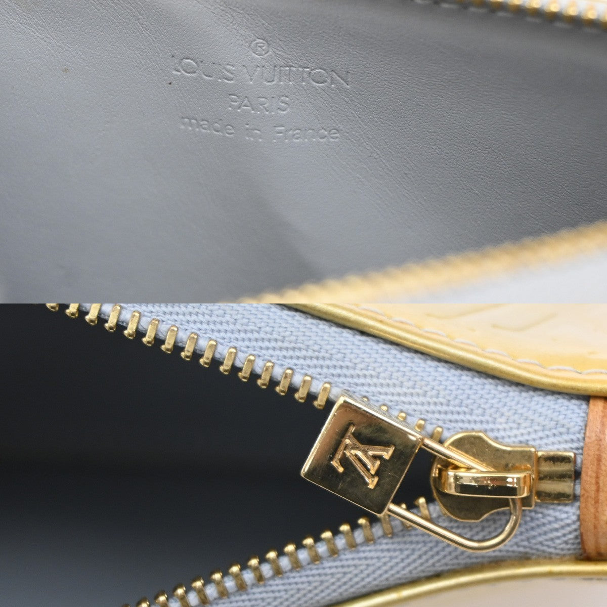 Louis Vuitton Lexington Pochette Monogram Vernis, YELLOW, PATENT_LEATHER, Clutche & pouche