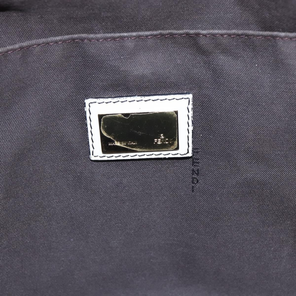 Fendi Zucca Tote bag Canvas, BLACK, CANVAS, Tote bag