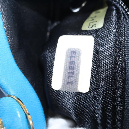 Chanel Vintage Diamond CC Tassel Waist Bag Quilted Lambskin, BLUE, LEATHER, Clutche & pouche