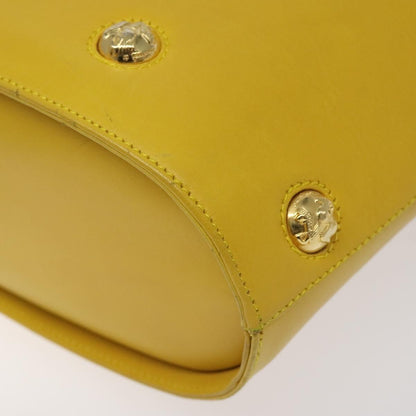 Salvatore Ferragamo Shoulder Bag Leather, YELLOW, LEATHER, Shoulder bag