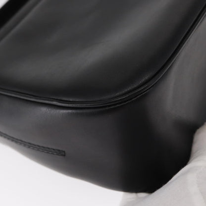 Salvatore Ferragamo Vala Shoulder Bag Leather, BLACK, LEATHER, Shoulder bag