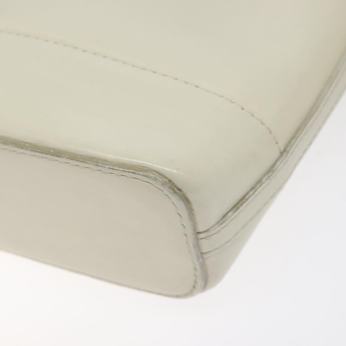 Burberry Flap Shoulder Bag Leather, WHITE, LEATHER, Shoulder bag