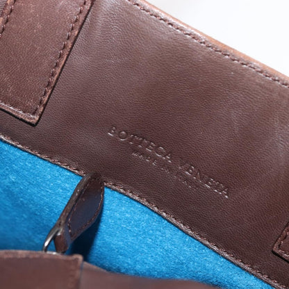 Bottega Veneta Tote Intrecciato Nappa, BROWN, LEATHER, Tote bag