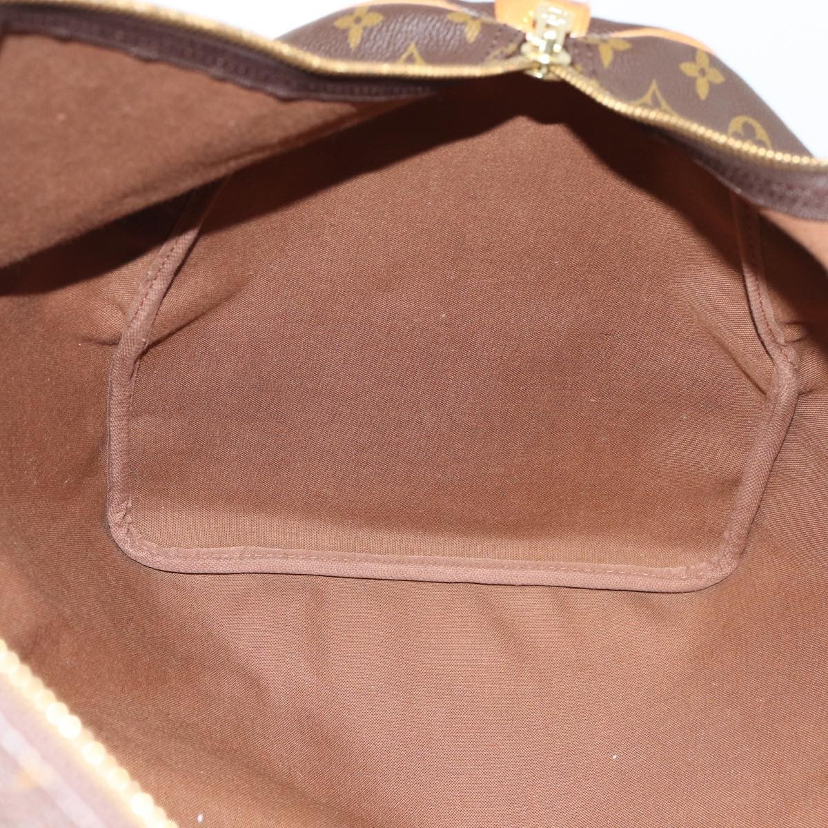 Louis Vuitton Keepall Bag Monogram Canvas, BROWN, CANVAS, Travel bag