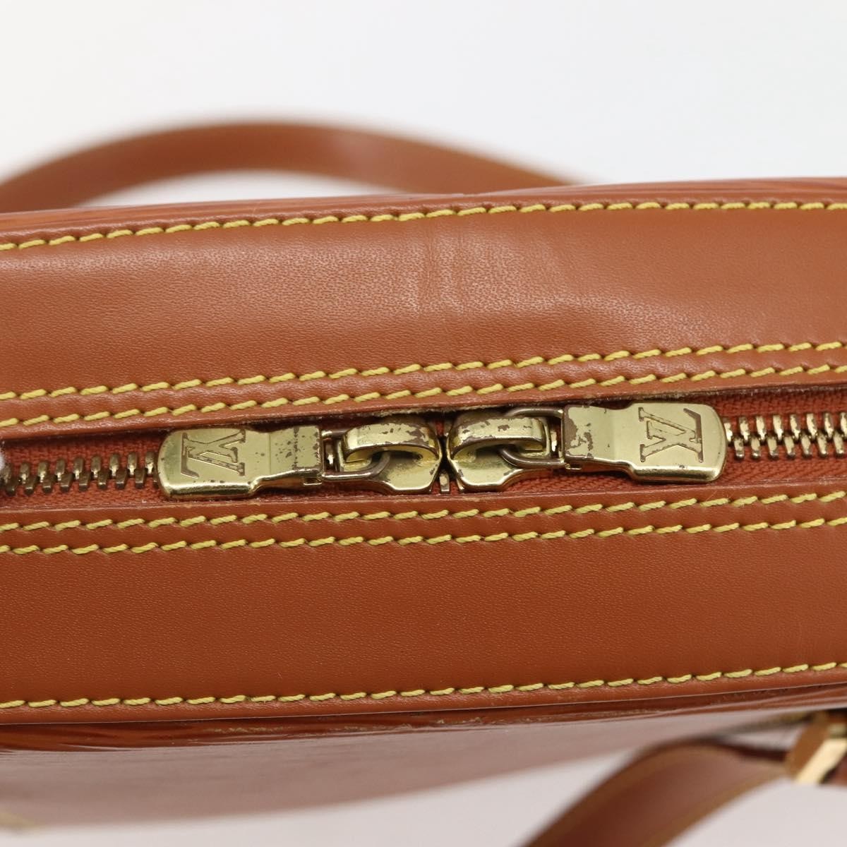 Louis Vuitton Voltaire Handbag Epi leather, BROWN, LEATHER, Handbag