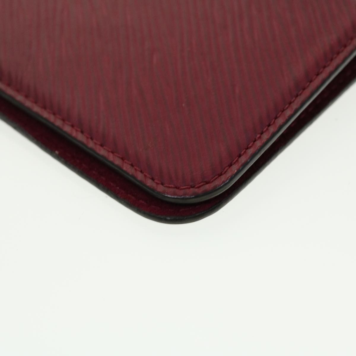Louis Vuitton iPhone X / XS Folio Epi Leather, BURGUNDY, LEATHER, Tech accessory
