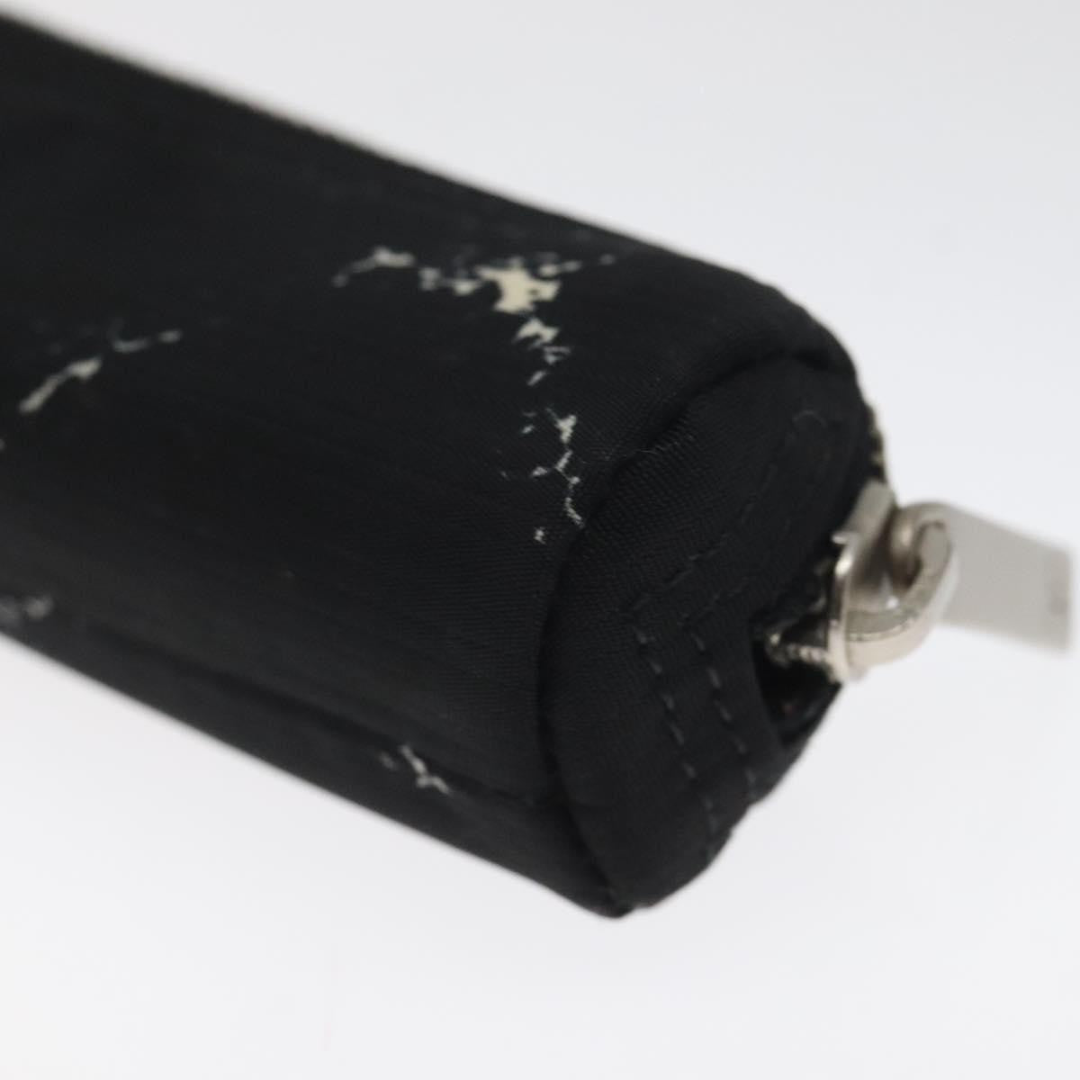 Chanel Travel Line Pen Case Nylon, BLACK, NYLON, Wallets