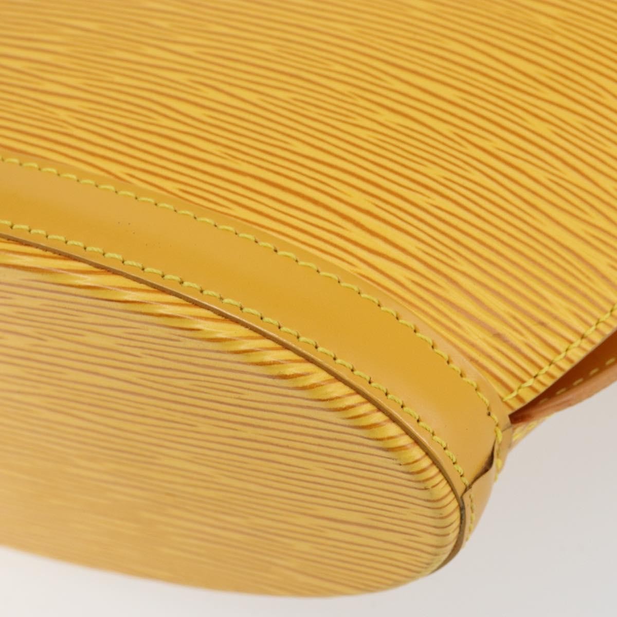 Louis Vuitton Saint Jacques Handbag Epi Leather, YELLOW, LEATHER, Shoulder bag