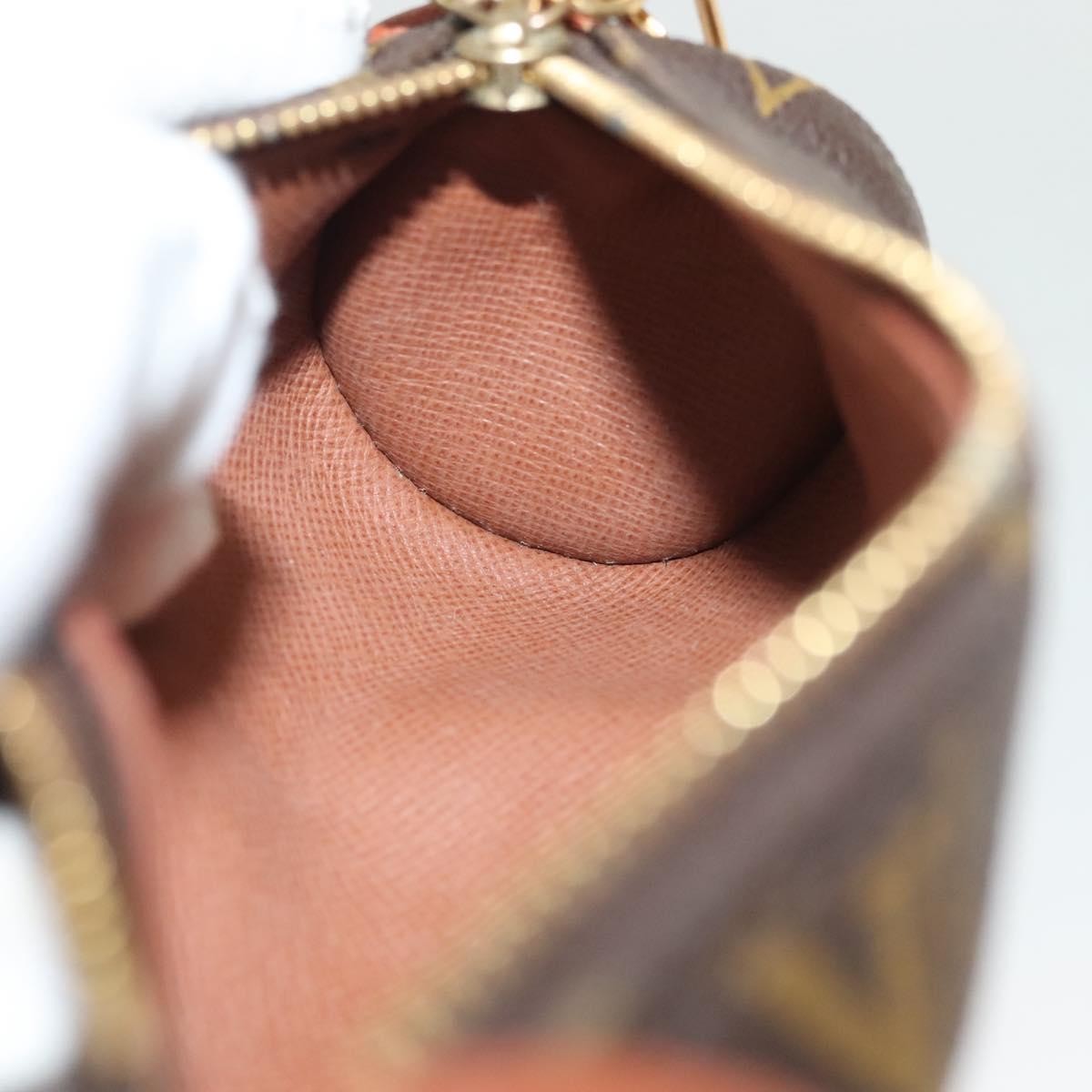 Louis Vuitton Papillon Pochette Monogram Canvas, BROWN, CANVAS, Handbag