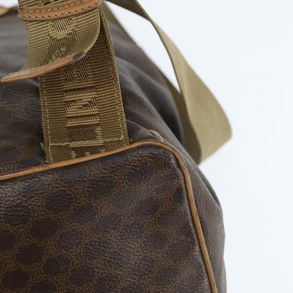 Celine Vintage Backpack Macadam Canvas, BROWN, CANVAS, Backpack