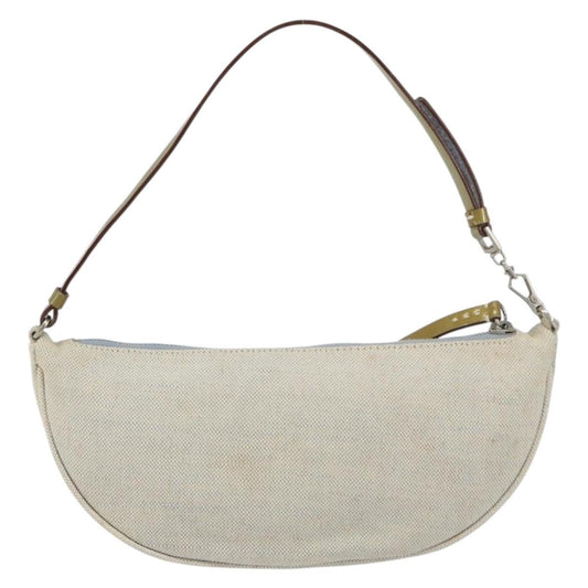 Prada Vintage Pouch Canvas, GRAY, CANVAS, Clutche & pouche