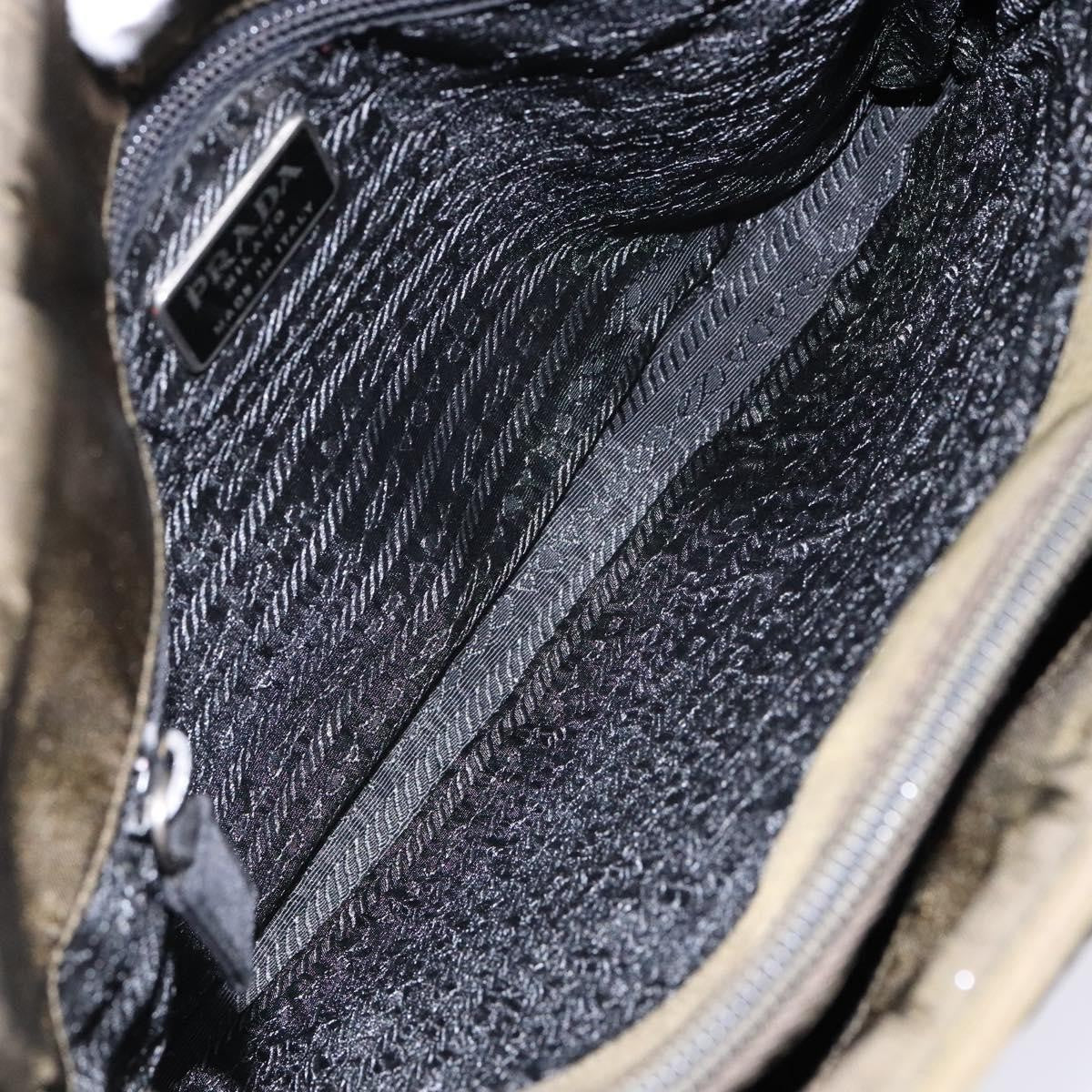 Prada Tote Vitello Daino Vitello Daino, GREEN, NYLON, Tote bag