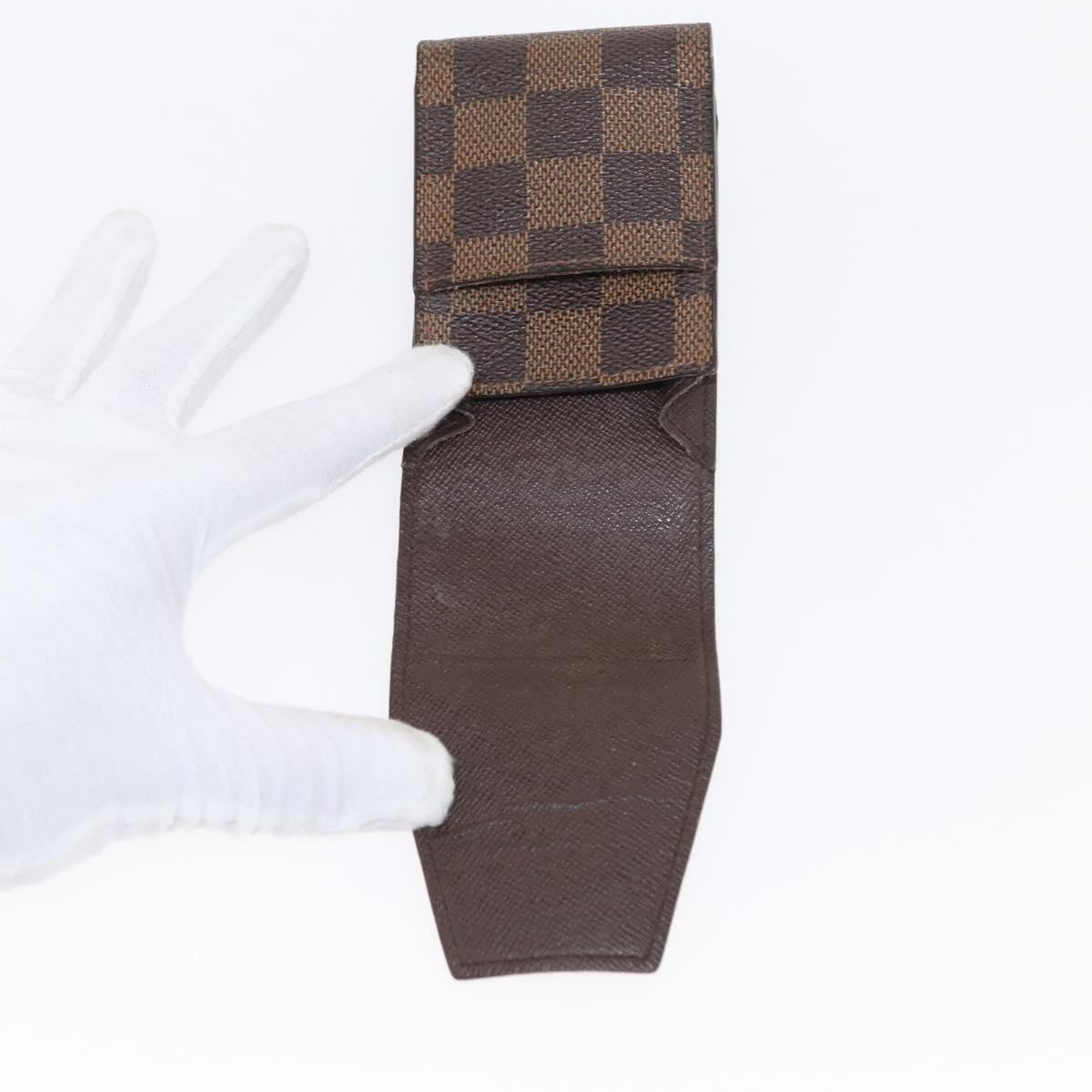 Louis Vuitton Etui Cigarette Case Monogram canvas, BROWN, CANVAS, Wallets