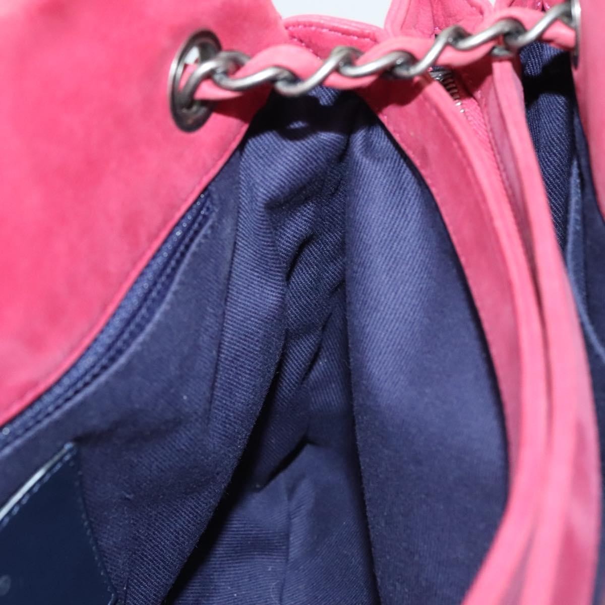 Chanel Matelasse Chain Shoulder Bag Leather, Pink, Leather, Handbag
