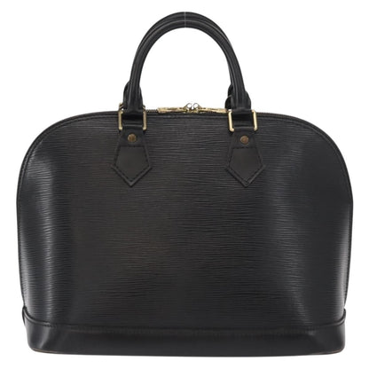 Louis Vuitton Alma Handbag Epi Leather, BLACK, LEATHER, Handbag