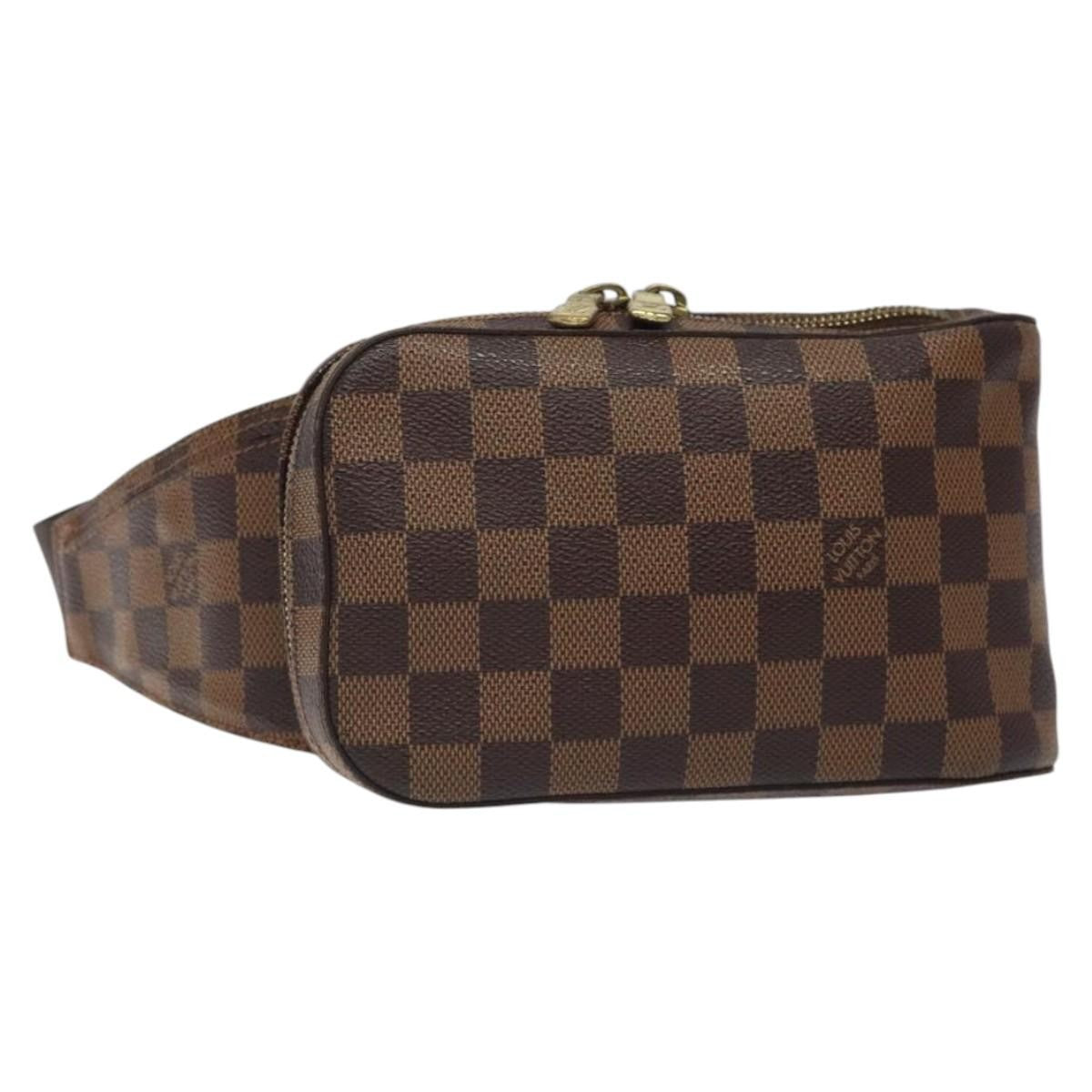 Louis Vuitton Geronimos Waist Bag Damier, BROWN, CANVAS, Shoulder bag