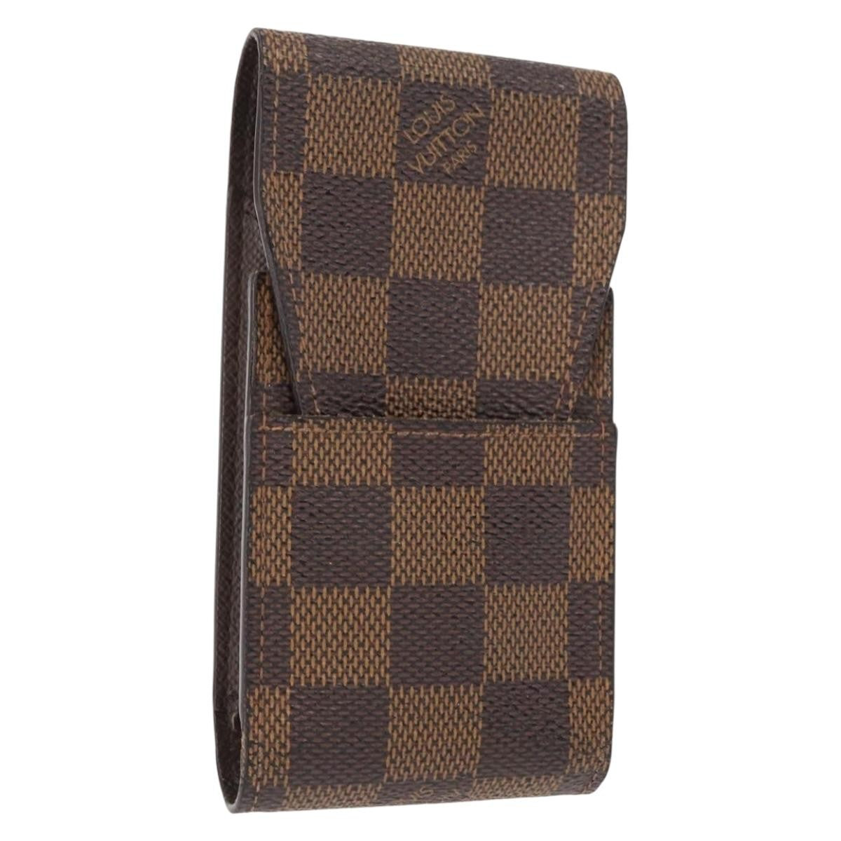 Louis Vuitton Etui Cigarette Case Monogram canvas, BROWN, CANVAS, Wallets