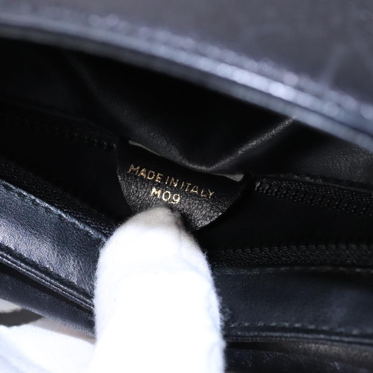 Celine Vintage Flap Shoulder Bag Leather, BLACK, LEATHER, Shoulder bag