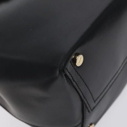 Salvatore Ferragamo Vala Shoulder Bag Leather, BLACK, LEATHER, Shoulder bag