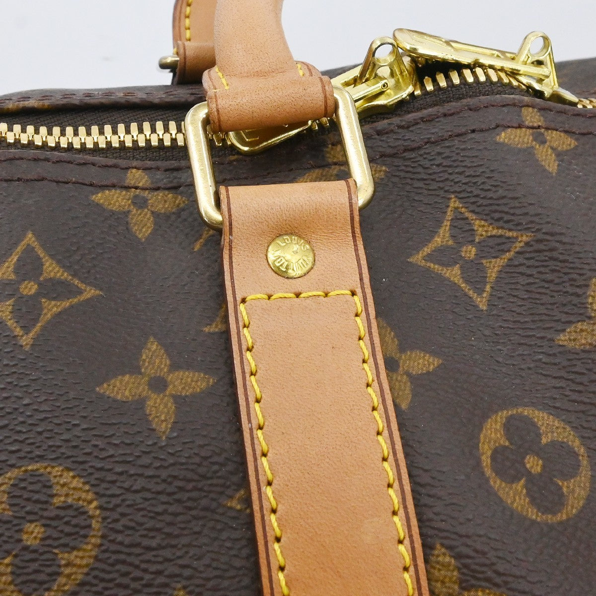 Louis Vuitton Keepall Bag Monogram Canvas, Brown, Canvas, Travel Bag