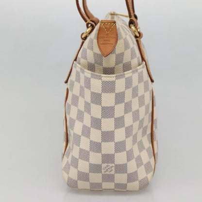 Louis Vuitton Totally Handbag Damier, WHITE, CANVAS, Tote bag