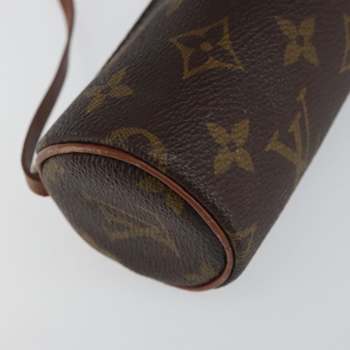 Louis Vuitton Papillon Pochette Monogram Canvas, BROWN, CANVAS, Clutche & pouche