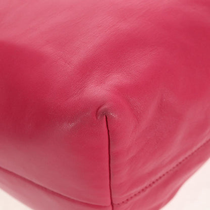 Loewe Anagram Shoulder Bag Leather, PINK, LEATHER, Shoulder bag