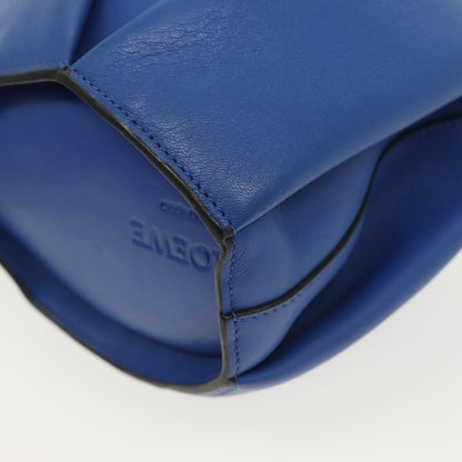 Loewe Elephant Bag Leather, BLUE, LEATHER, Bag