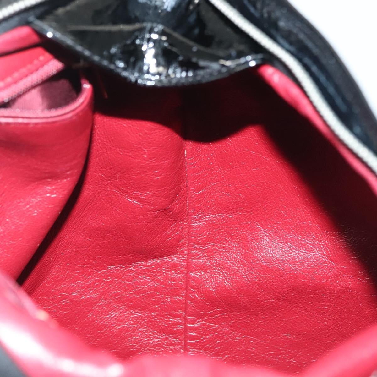 Chanel Bon Bon Pyramid Wristlet Patent, BLACK, PATENT_LEATHER, Shoulder bag