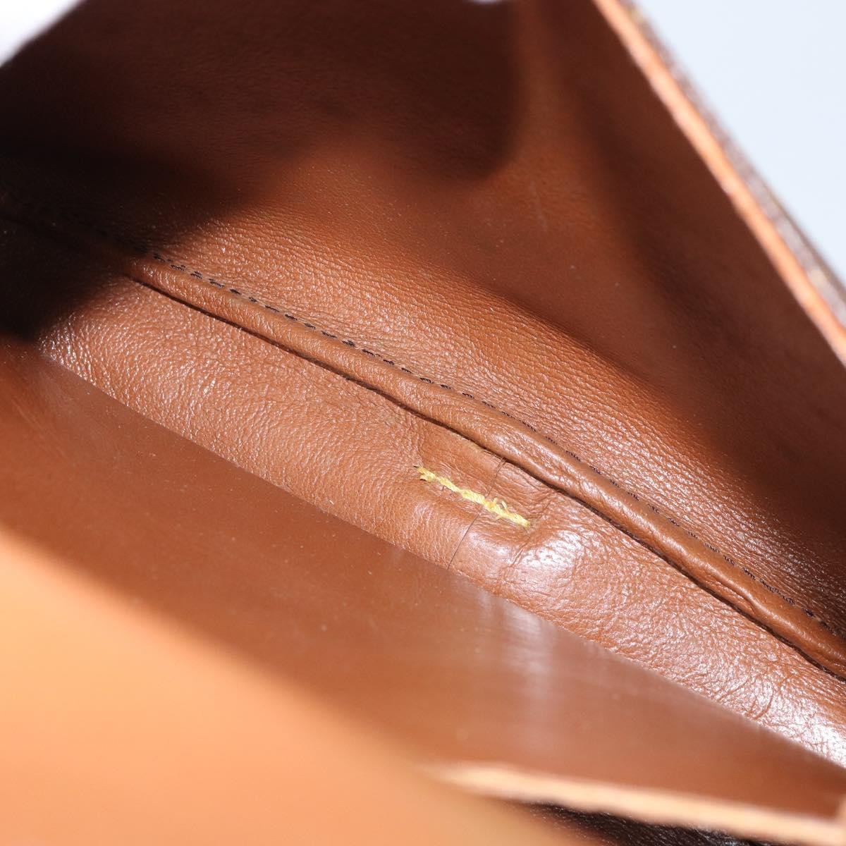 Louis Vuitton Cartouchiere Handbag Monogram Canvas, BROWN, CANVAS, Shoulder bag