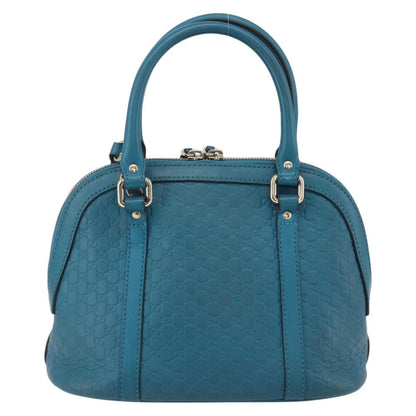 Gucci Convertible Dome Satchel Guccissima Leather, TURQUOISE, LEATHER, Handbag