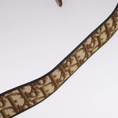 Christian Dior D Buckle Belt Canvas and Leather, BROWN, CANVAS, Belts