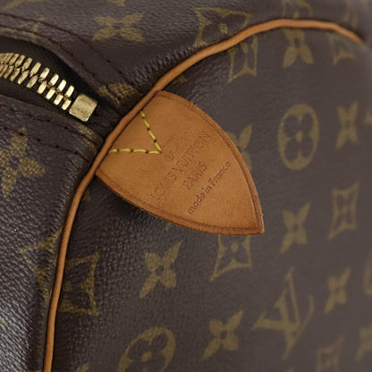 Louis Vuitton Keepall Bag Monogram Canvas, BROWN, CANVAS, Travel bag
