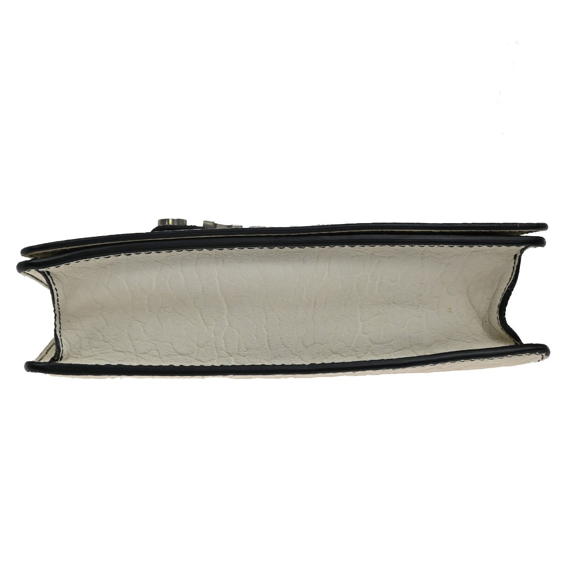 Christian Dior J'Adior Flap Bag Canyon Grained Lambskin with Mosaic Detail, WHITE, LEATHER, Shoulder bag