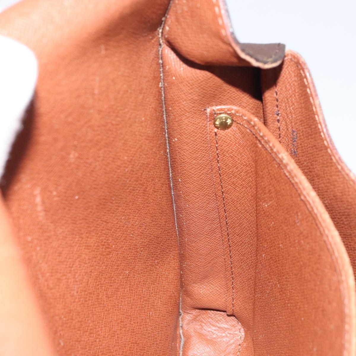 Louis Vuitton Cartouchiere Handbag Monogram Canvas, BROWN, CANVAS, Shoulder bag