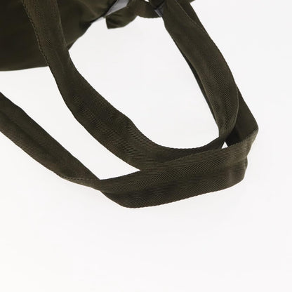 Prada Double Front Pocket Backpack Tessuto, KHAKI, NYLON, Backpack