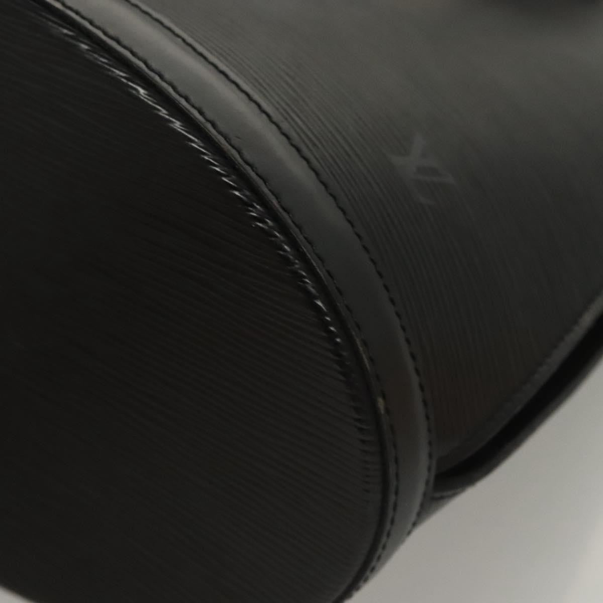 Louis Vuitton Cluny Shoulder Bag Epi Leather, BLACK, LEATHER, Shoulder bag