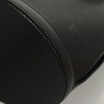 Louis Vuitton Cluny Shoulder Bag Epi Leather, BLACK, LEATHER, Shoulder bag