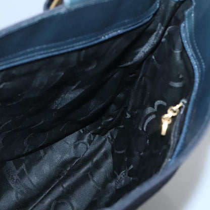 Salvatore Ferragamo Vala tote Canvas, NAVY, CANVAS, Tote bag