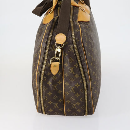 Louis Vuitton Alize Bag Monogram Canvas, BROWN, CANVAS, Travel bag