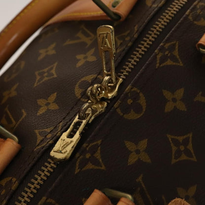 Louis Vuitton Keepall Bag Monogram Canvas, BROWN, CANVAS, Travel bag