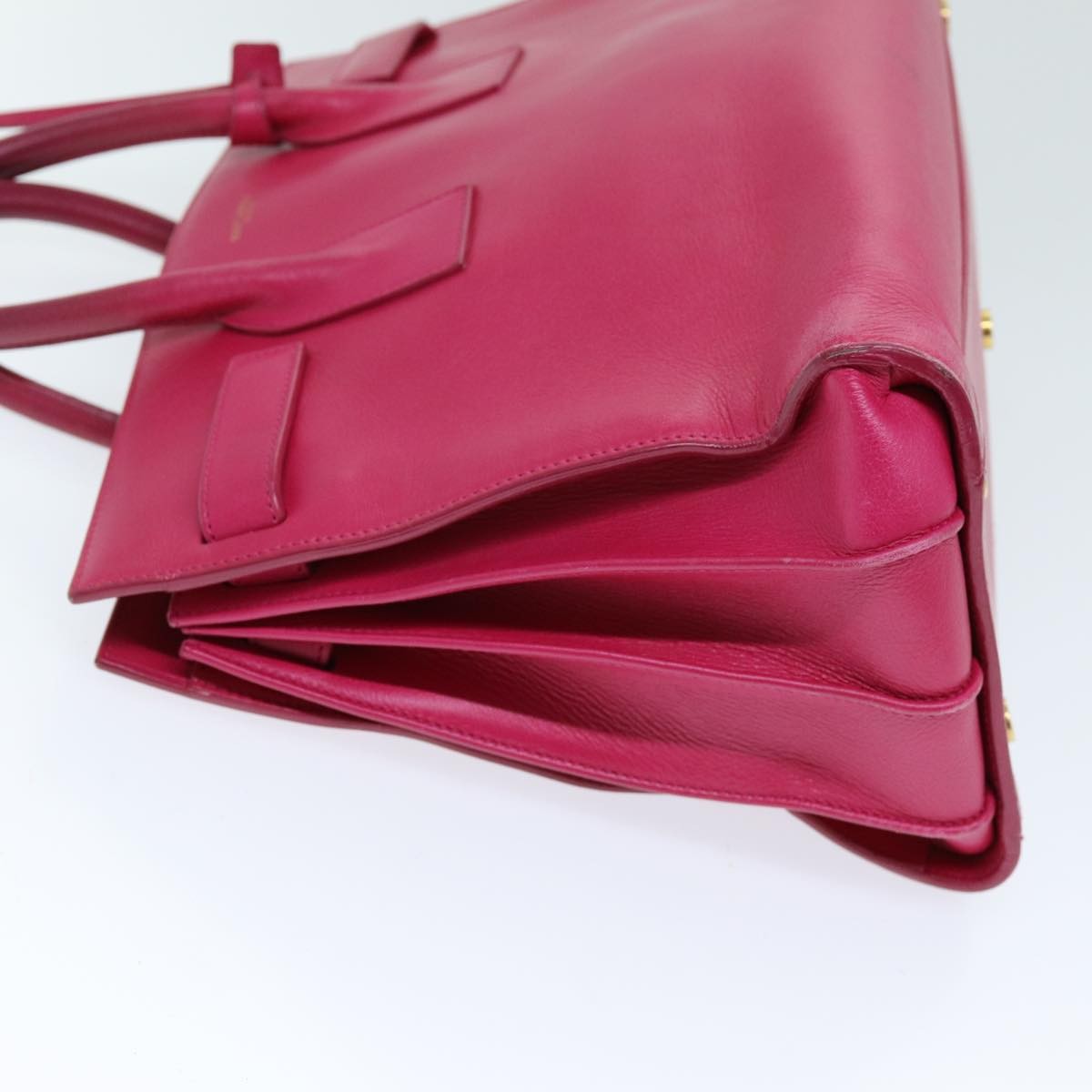 Saint Laurent Sac de Jour Carryall Bag Leather, PINK, LEATHER, Handbag