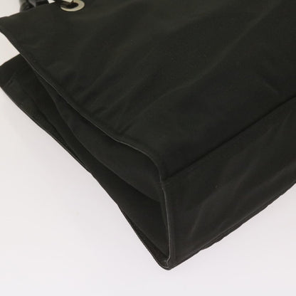 Gucci Bamboo Shopper Tote Canvas, BLACK, CANVAS, Tote bag