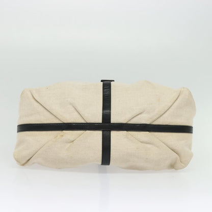 Bvlgari Chandra Hobo Canvas and Leather, BEIGE, CANVAS, Shoulder bag