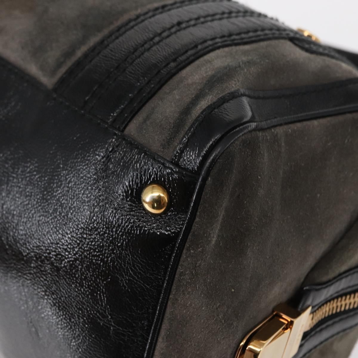 Gucci Aviatrix Satchel Suede, BLACK, SUEDE, Handbag