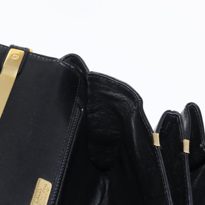 Bally Vintage Shoulder Bag Leather, BLACK, LEATHER, Shoulder bag
